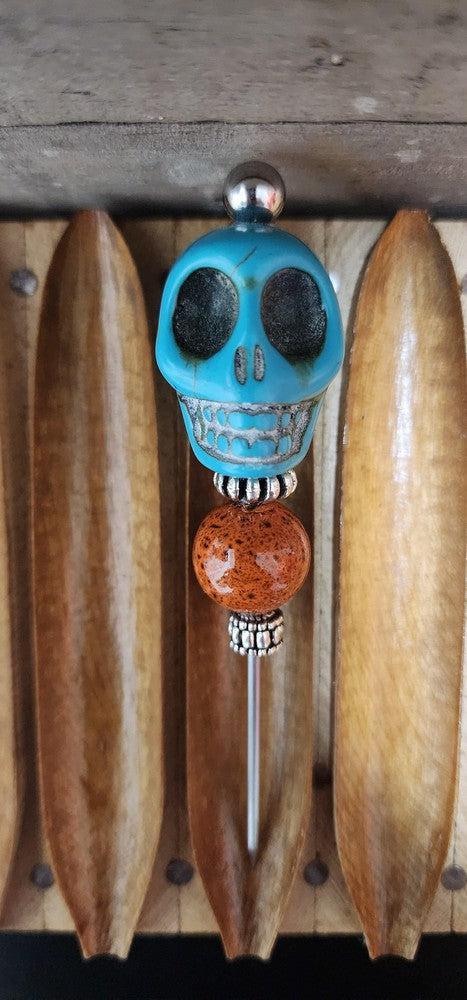 Blue Skull Cigar Nubber