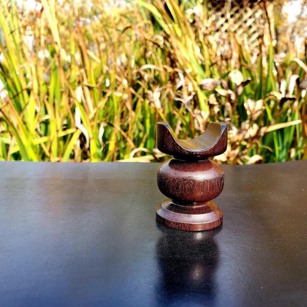 Brazilian Ebony Cigar Rest Hand Turned