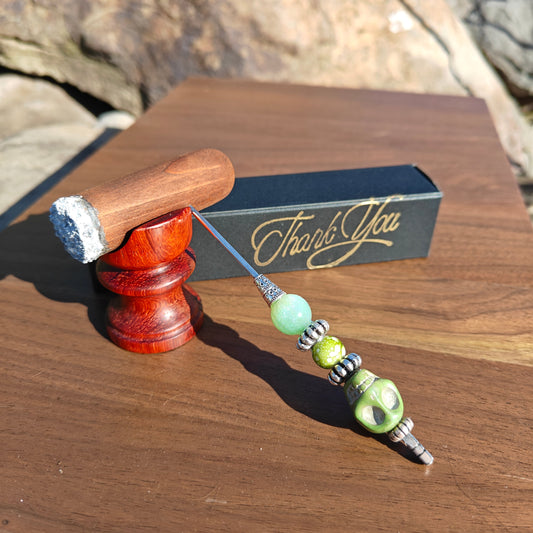 Green Skull Cigar Nubber