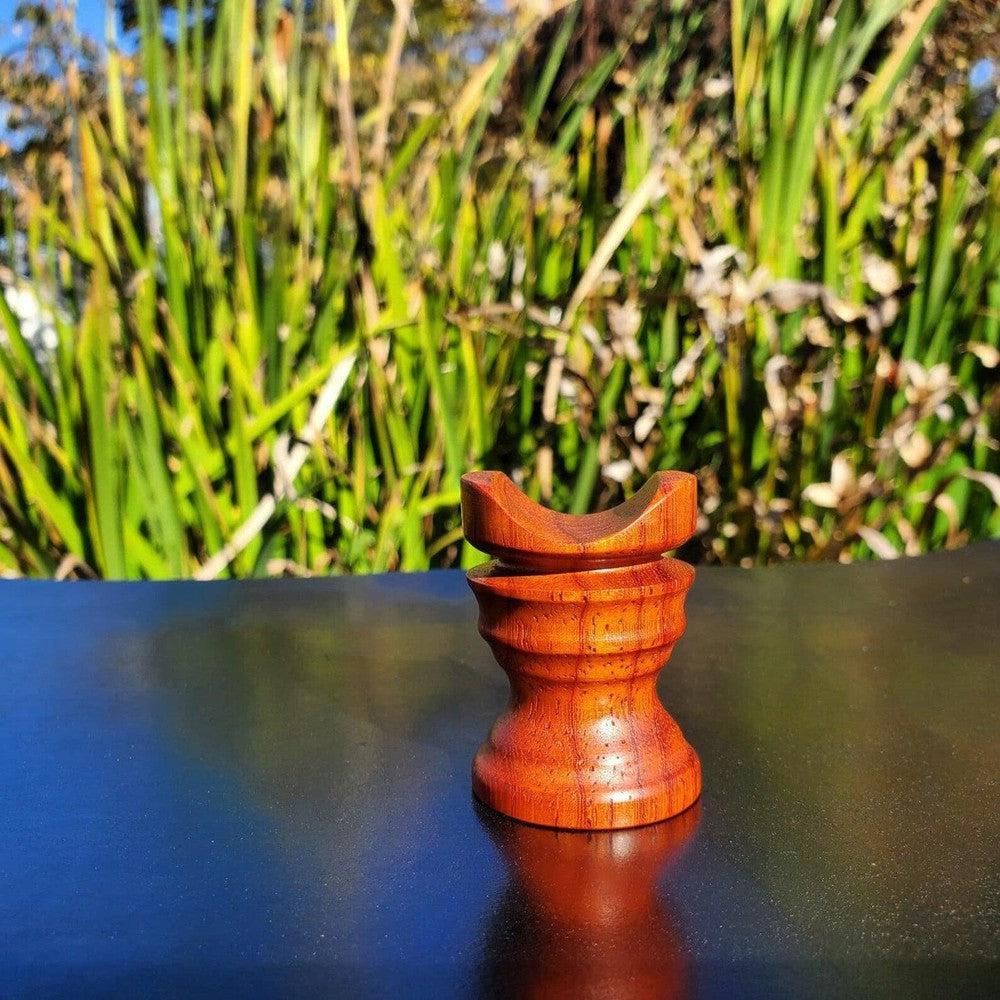 Hand turned Padauk cigar stand