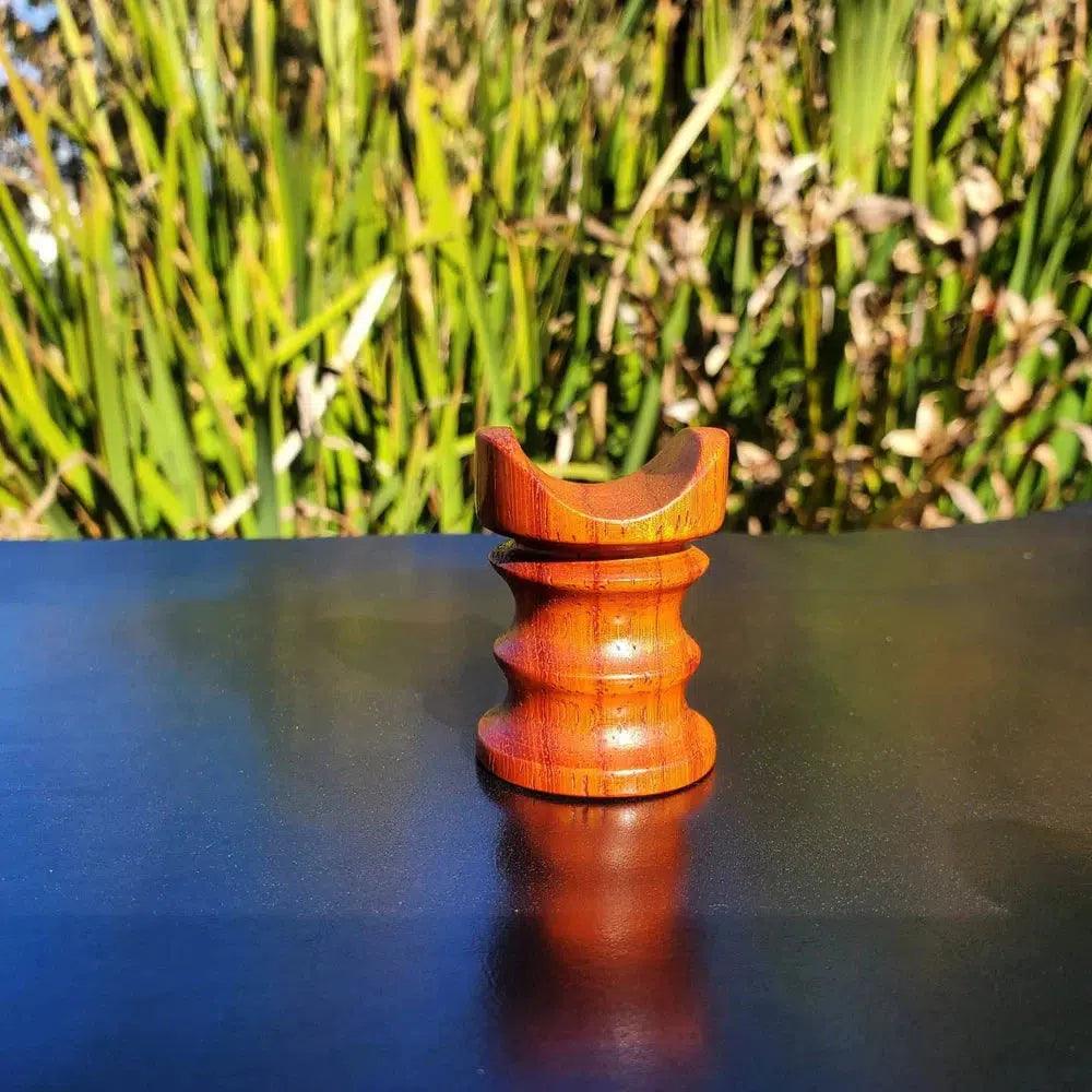 Hand turned Padauk cigar stand