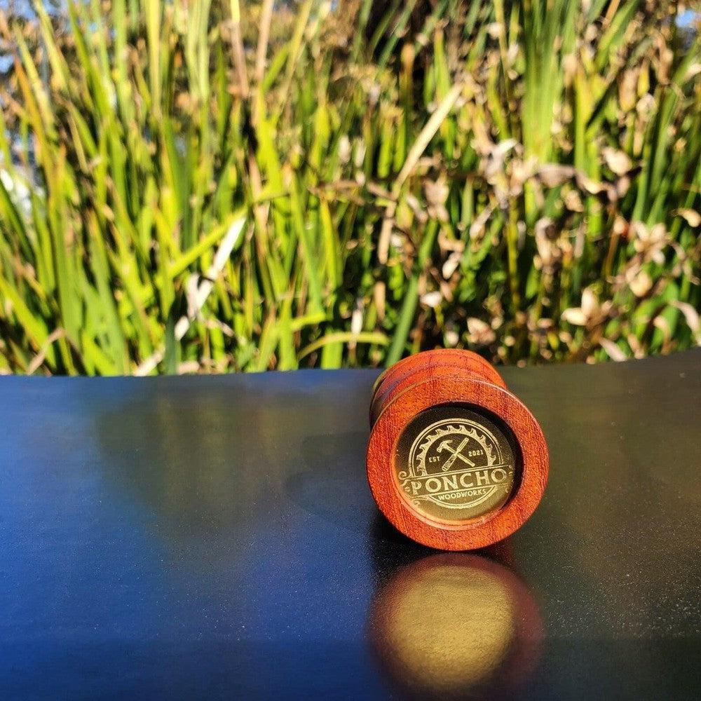 Hand turned Padauk cigar stand